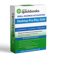 Quick Books Desktop Pro 2024 Windows USB (USA VERSION)
