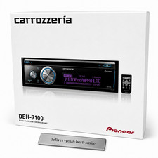 Pioneer Carrozzeria DEH-7100 1DIN CD USB Bluetooth Car Stereo for