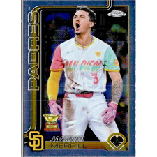 Jackson Merrill 2025 Topps Chrome #61 Rookie Cup Padres MLB