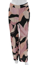 Misa Womens Dress Pants Beige Floral Zip Size XS
