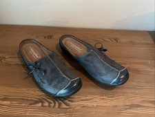 Natural Soul Naturalizer Slip On Comfort Mule Loafer Navy Blue Size 7.5 NWOT