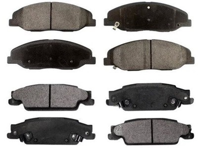 MAGMA Ceramic Front Rear Set Brake Pads For 2009 Cadillac STS 3.6L V6 XAG2PC