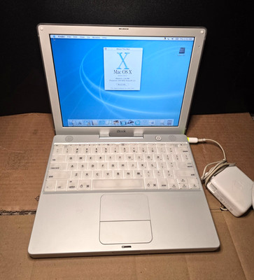 Apple iBook G3 (Dual USB) M6497 128MB 600MHz 2001 - Top Zustand