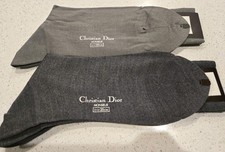 Christian Dior Monseuir Men's Trouser Socks Bundle 2 Pairs 25cm