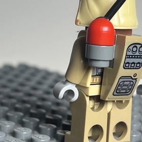 Pao - with Sticker on Backpack Lego Minifig Star Wars sw0798s - 2W