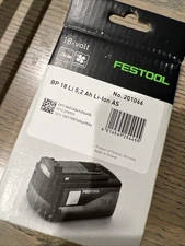 1pcs NEW FESTOOL BP18 Li 5,2 AS USA Bluetooth battery 5.2a 201066 In Box