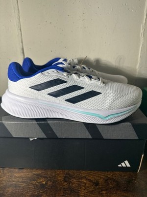 Size 9.5 - adidas Response - White / Black / Blue - Mens - IH6008 RUNING SHOES