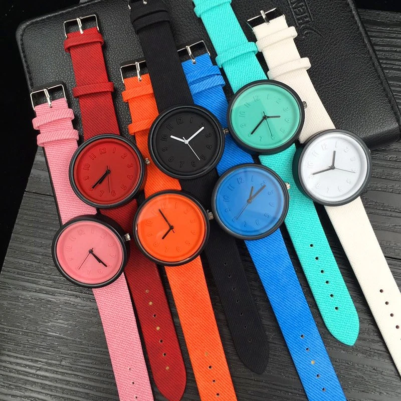 Minimalist Women's Quartz Watch - PU Leather Strap Casual Gift (Free Box)