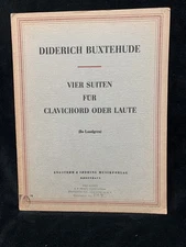 BUXTEHUDE 4 Suites for Clavichord or Lute (ed. Bo Lundgren) - ENGSTROM & SODRING