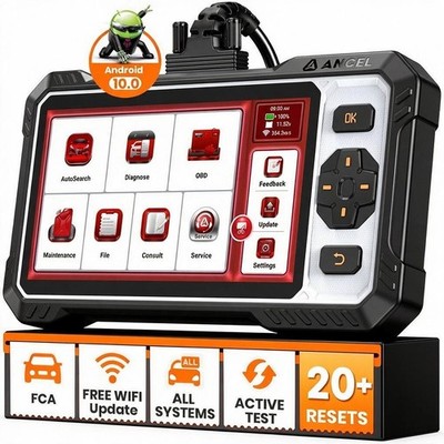 2026 ANCEL FX6100 OBD2 Diagnosegerät Auto Scanner ALLE SYSTEM 20 Reset CANFD FCA