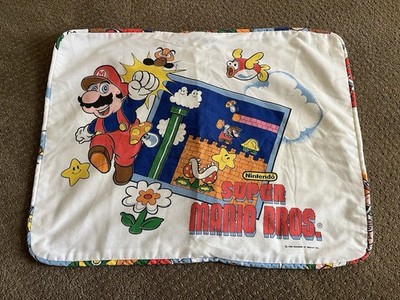 Nintendo Super Mario Bros. Pillowcase Vintage 1988 Rare