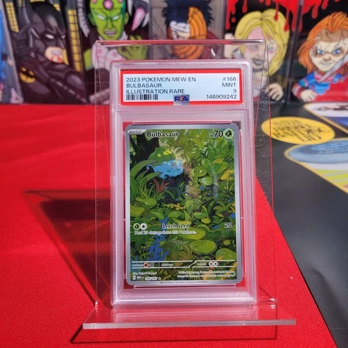 PSA 9 Bulbasaur 166/165 Illustration Rare Holo Pokémon TCG Scarlet & Violet 151