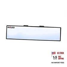 Car Mate Razo Rg21 10.6 Black Frame Wide Angle Convex Rear View Mirror - Pack Car Mate Razo Rg21 10.6 Black Frame Wide Angle Convex Rear View Mirror - Pack