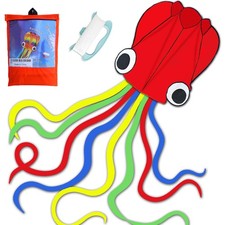 Octopus Kite with Kite Line for Girls and Boy...