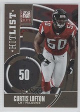 2011 Donruss Elite Hit List Gold 83/999 Curtis Lofton #6 0c4