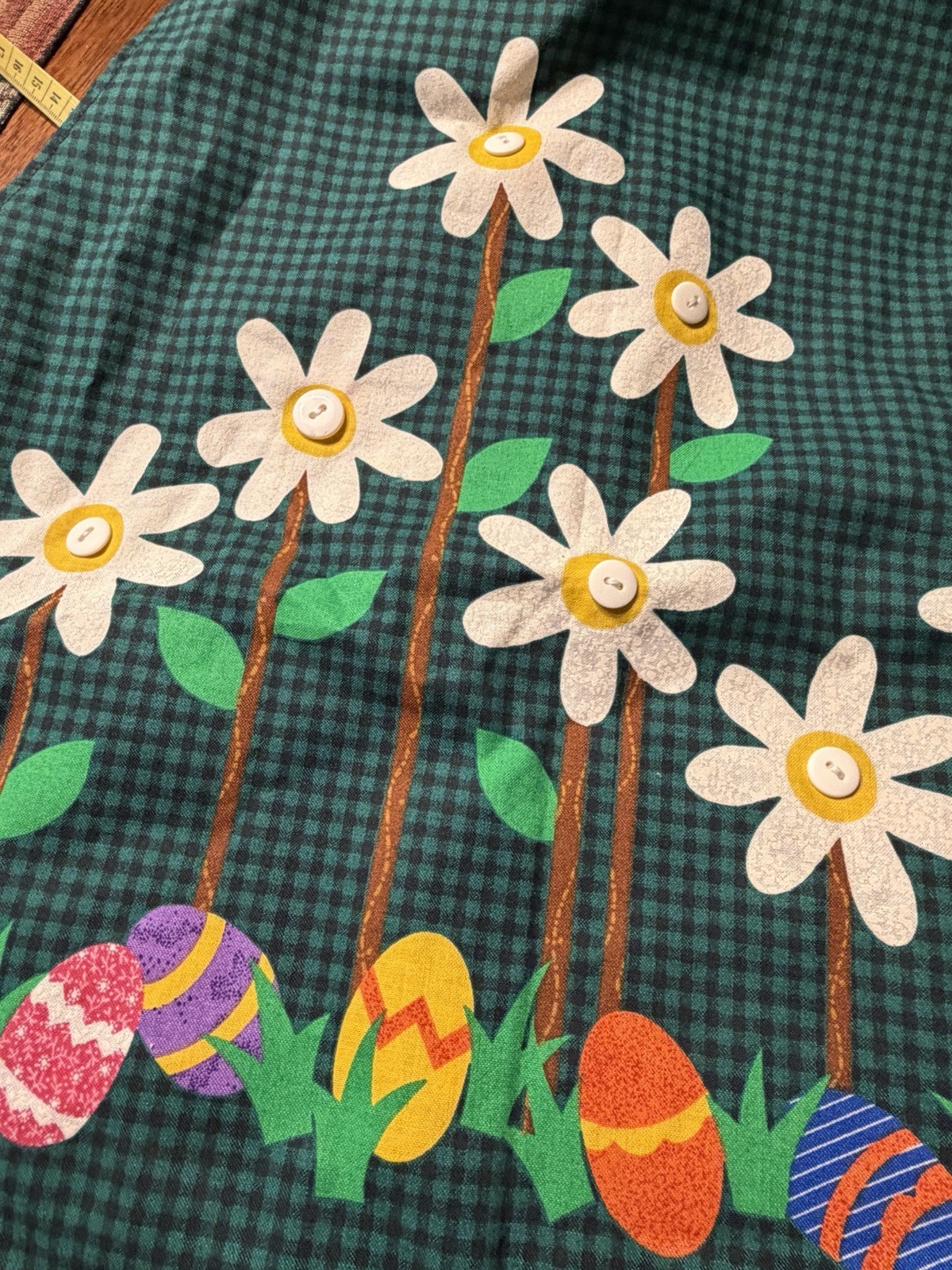 Homemade Spring/Easter Vest   Double Sided Size L… - image 8