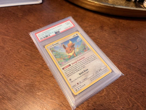 Eevee 101a/149 Sun & Moon Cosmos Holo Alternate Art Pokemon TCG PSA 9 LOW POP