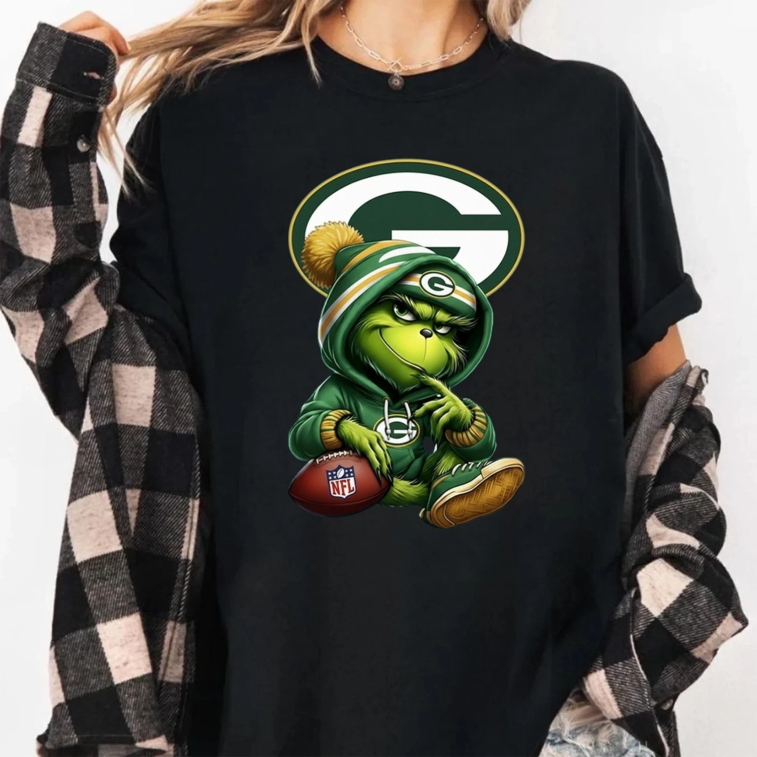 Green Bay Packers Grich Football T-Shirt