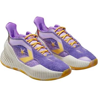 CONVERSE ALL STAR BB CX MID JELLY BASKETBALL SHOES - 8.5 - PURPLE/YELLOW/WHITE