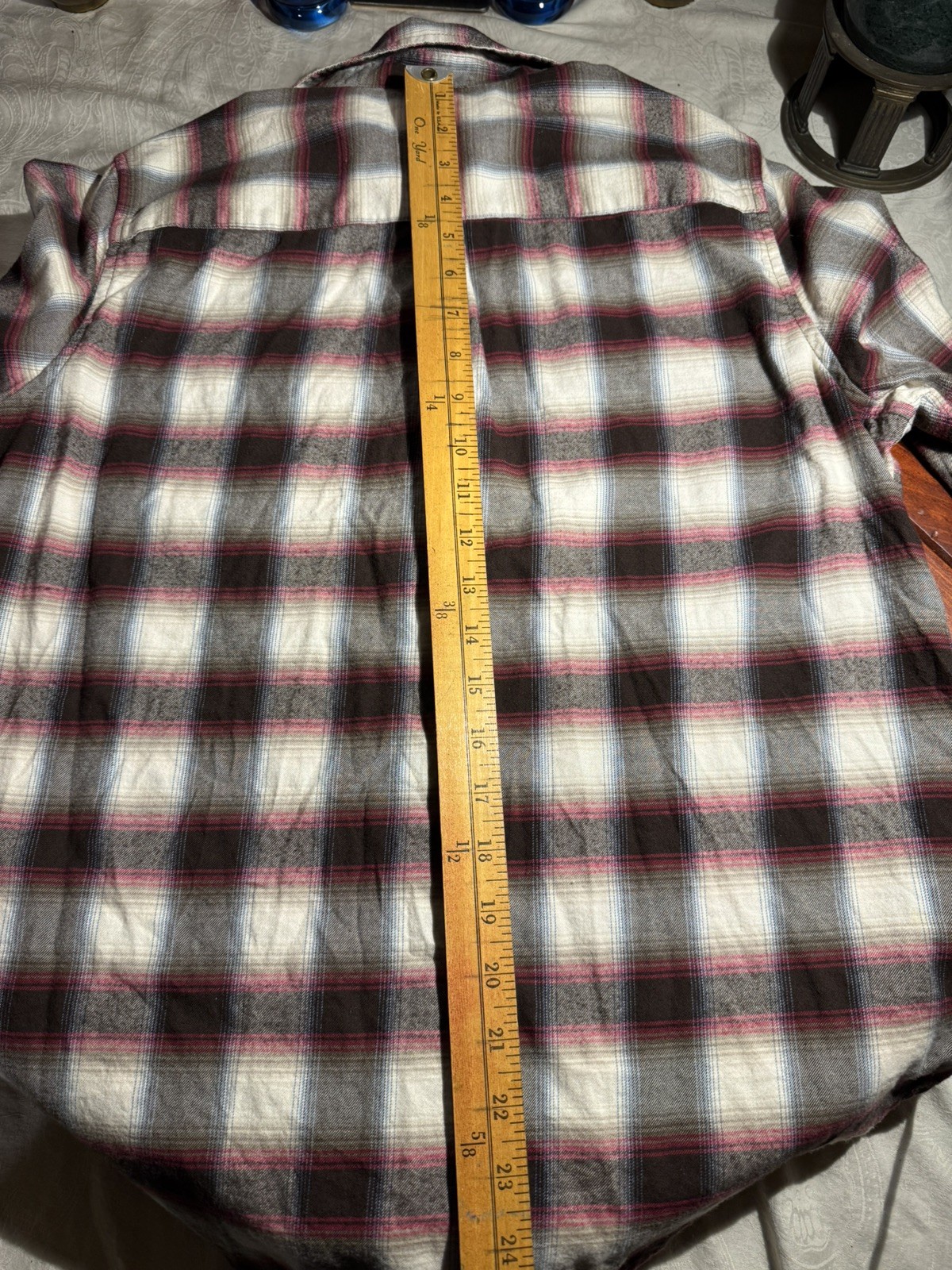 Pendleton Plaid Multi Colored Size Large Button D… - image 8