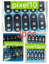 2pcs New Back Rear Camera Glass Lens Replacement For Google Pixel 10 Pro XL 5G