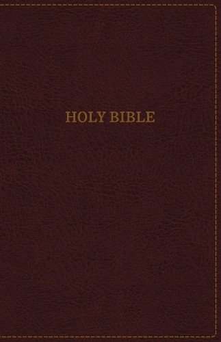 KJV Holy Bible: Thinline, Burgundy Leathersoft, Red Letter, C... - 9780785217275