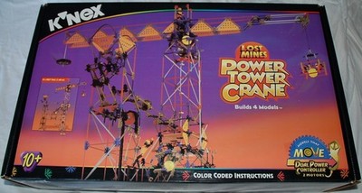 K'NEX Lost Mines: 63149 Power Tower Crane Complete with Box & Instructions