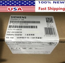 ONE Siemens 6SL3210-5BE31-1CV0 V20 inverter 11KW with filter