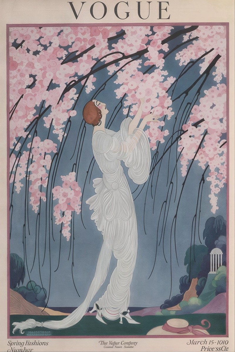 Vogue Magazine Cover Poster (1910) - 16x24” 🌸 Fashion Art Print