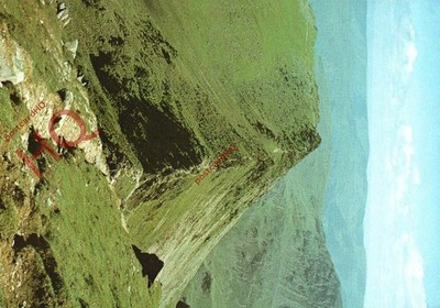 Ansichtskarte ~ Riding Edge, Helvellyn, Cumbria [J Arthur Dixon] 86289