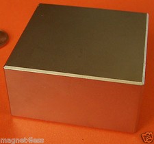 2 Piece 2 X 2 X 1 Rare Earth Neodymium Block Magnet Grade N42