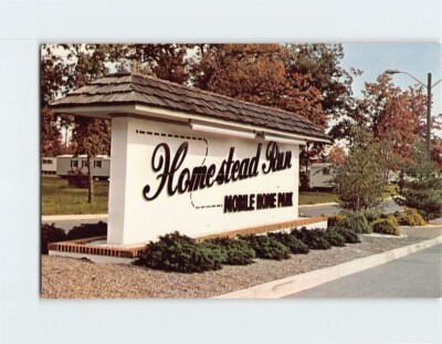 #ad Postcard Homestead Run Mobile Park amp; Sales On Toms River NJ $4.99