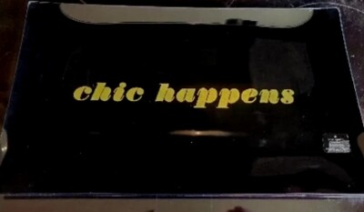 KATE SPADE CHIC HAPPENS Black Lenox Glass Decor Trinket Tray 