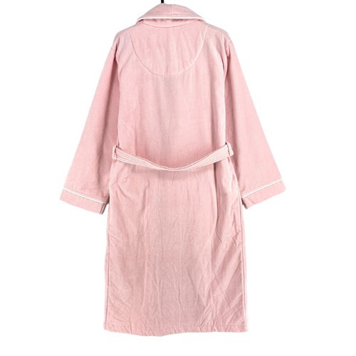 GANT Rosa Claro Icon G con Cinturón 100% Algodón Bata Talla Unisex XS - Imagen 3 de 11
