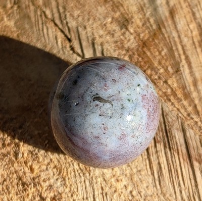  OCEAN JASPER MARBLE SPHERE, 22MM MADAGASCAR OCEAN JASPER 