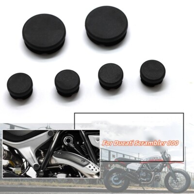 Frame End Cap Frame Hole Cover Fit For Ducati Scrambler 400 800