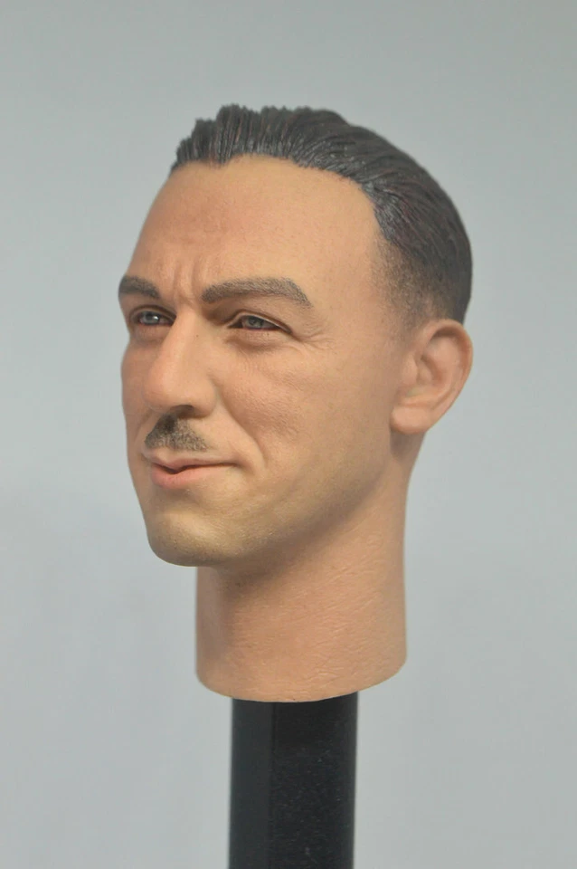 Custom 1/6 Head Sculpt German ww2 Kurt Meyer for 12'' Hot Toys COO Male Figure - Image 4 of 4