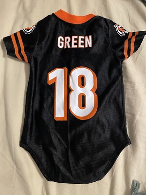 Cincinnati Bengals AJ GREEN #18 one piece infant 3-6 month jersey