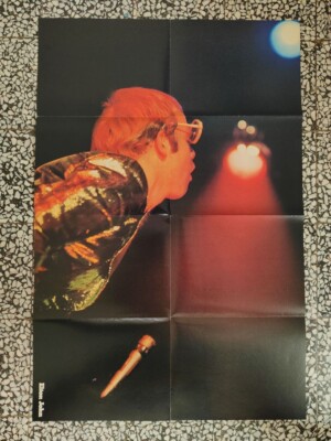 Elton John Poster - (Popster Magazine 1970/1980) 85x58 Cm