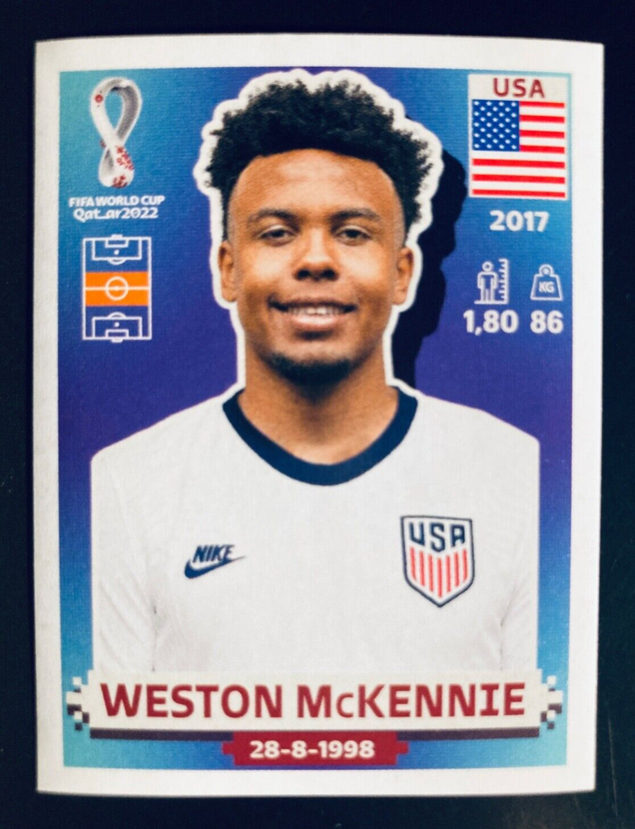 2022 Panini FIFA World Cup Qatar USA 14 Weston McKennie USA