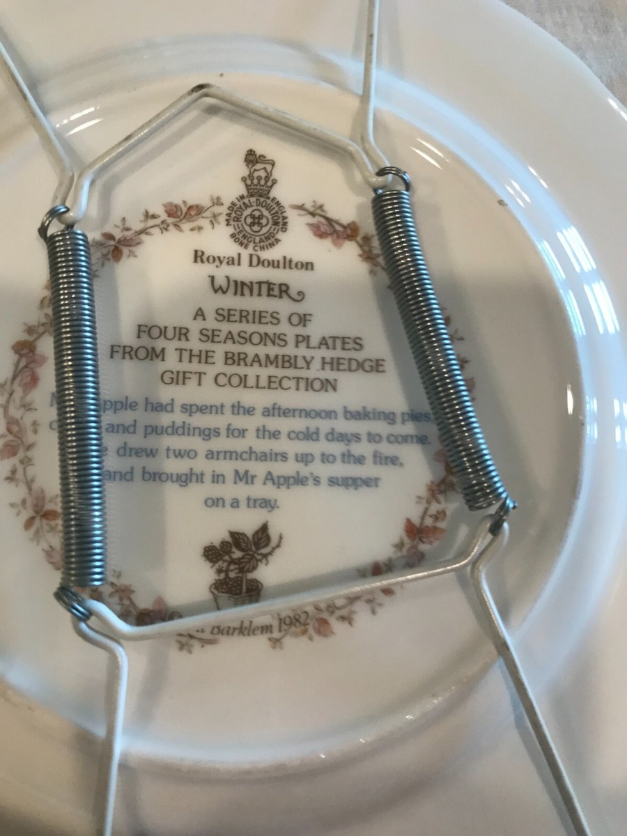 Royal DoultonJill Barklem 1982四季4枚セット