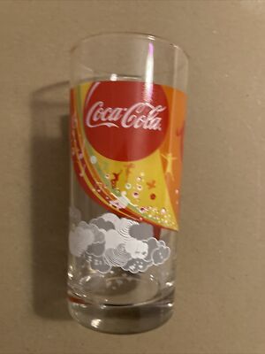 COCA COLA GLAS ''DESCHIDE SI SAVUREAZA FERICIREA!'' RUMÄNIEN 2009 (Vierer Set)