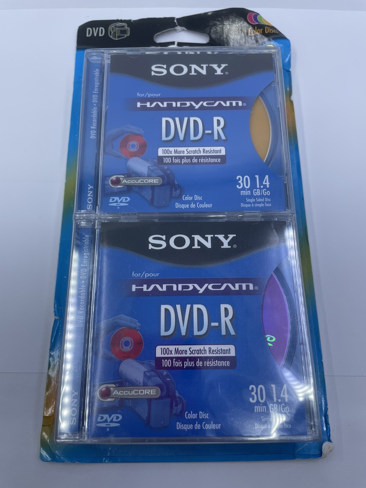 Pack Of 8 Sony HandyCam DVDR 1.4GB 30 Minute SingleSided New And NEW