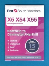 Bus Timetable - First South
