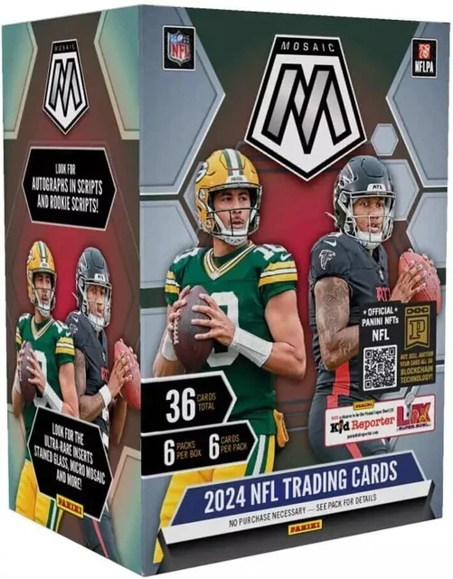 RIP & SHIP - 2024 Panini Mosaic Football Trading Card Factory Sealed Blaster Box