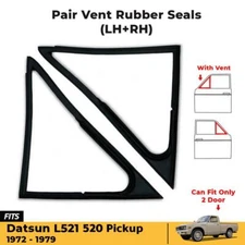 Window Vent Quarter Seal Weatherstrip Fits Datsun 520 521 Pickup 1966-72 2 PCS