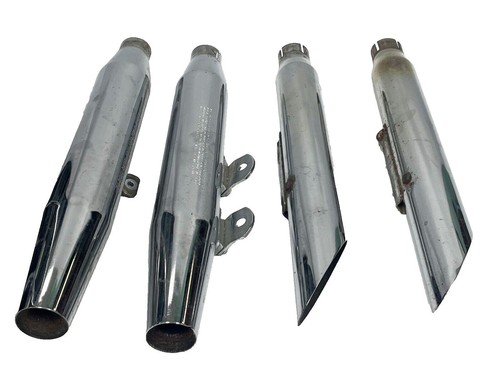 Screaming Eagle Motorcycle Harley Chrome Metal Exhaust End Pipes Segment Pieces