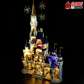 LED Light Kit for Disney Castle - Compatible with LEGO® 71040 Set (Sound)