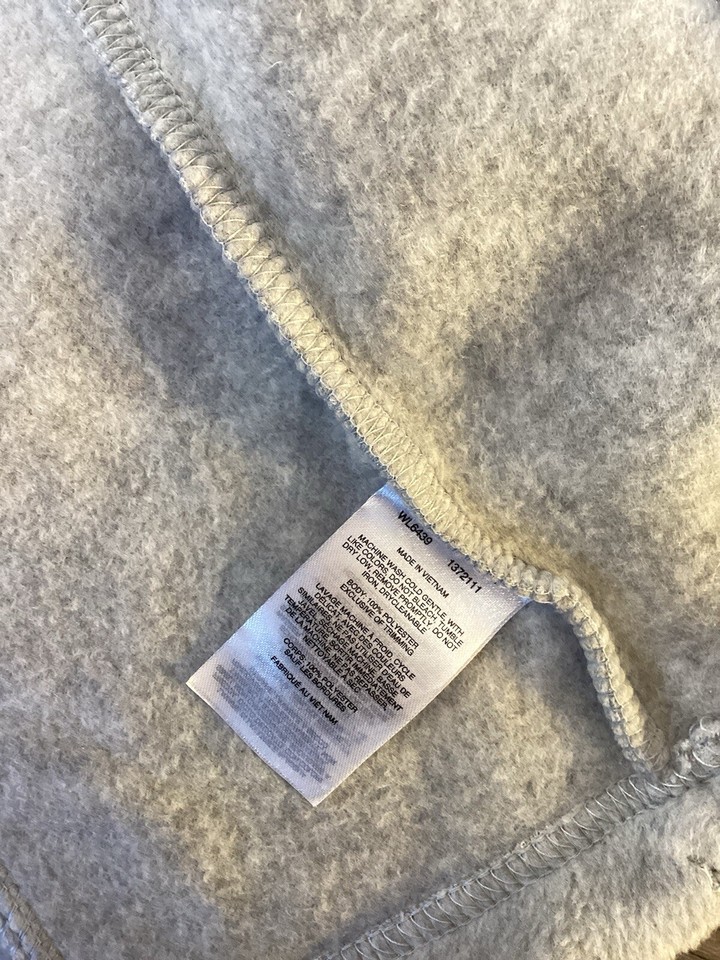 Columbia Womens Gray Benton Springs Full Zip Fleece Jacket Pockets Size