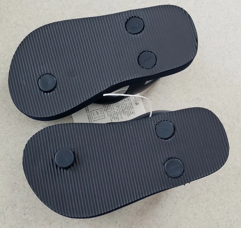 Old Navy 学步儿童 男孩 6 7 9 11 拖鞋 凉鞋 海军蓝 踝带 #17121 — 第 4/4 张图片